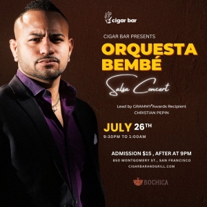 Salsa Night with Live Band: Orquesta Bembé - Saturday, July 26, 2025